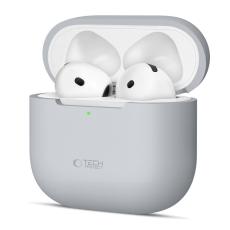 Tech-Protect AirPods 4 Skal Silikon Crayon Grey