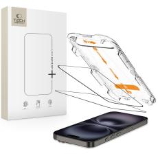 Tech-Protect iPhone 16/15 2-PACK Skärmskydd QuickSet+ Härdat Glas