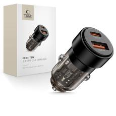 Tech-Protect 75W PD USB-C / USB-A Billaddare Svart