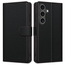 Tech-Protect Smsung Galaxy S25 Fodral Wallet RS Svart / Röd