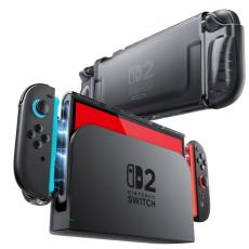 Supcase Nintendo Switch 2 Skal Crystal Case Frost Black