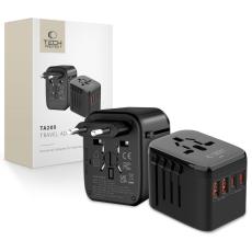 Tech-Protect Reseadapter EU / UK / US / AU Svart
