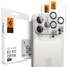 Spigen iPhone 17 Pro/Pro Max/16 Pro/Pro Max 2-PACK Linsskydd GLAS.tR "Ez Fit"
