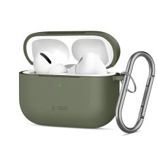 Tech-Protect AirPods Pro 3 Skal Silikon Hook Olive Green