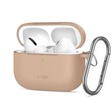 Tech-Protect AirPods Pro 3 Skal Silikon Hook Caffe Latte