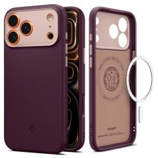 Spigen iPhone 17 Pro Skal MagSafe Nano Pop Burgundy Bean