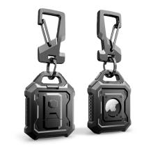 Tech-Protect Apple AirTag H&aring;llare Kevlar Pro Svart