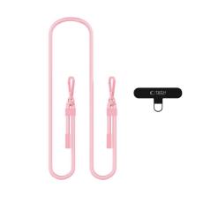 Tech-Protect Mobilsn&ouml;re CrossBody Rope Steel Baby Pink
