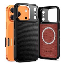 Tech-Protect iPhone 17 Pro Skal MagSafe Kevlar Aramid Svart