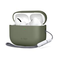 Tech-Protect AirPods Pro 3 Skal Silicone Olive Green