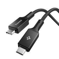 Spigen 1m 100W USB-C - USB-C Kabel Essential Svart