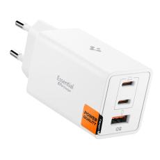 Spigen 67W V&auml;ggladdare USB-C/USB-A Essential Vit