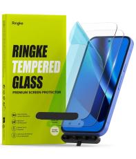Ringke Google Pixel 10a 2-PACK Sk&auml;rmskydd H&auml;rdat Glas