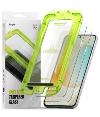 Ringke Galaxy A57 5G 2-PACK Easy Slide Sk&auml;rmskydd H&auml;rdat Glas