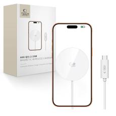 Tech-Protect 25W Qi2.2 Tr&aring;dl&ouml;s Magnetisk MagSafe Laddare Vit