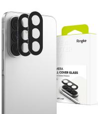 Ringke Galaxy A57 / A37 2-PACK Linsskydd H&auml;rdat Glas Svart