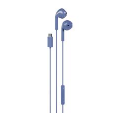 Happy Plugs H&ouml;rlurar In-Ear USB-C Tr&aring;dbundna Bl&aring;