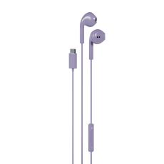 Happy Plugs H&ouml;rlurar In-Ear USB-C Tr&aring;dbundna Lila