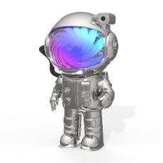 MOB Projektor Stellar Light Space Astronaut Silver