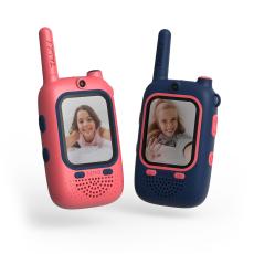 MOB Walkie Talkie Video Talky Cutie Bl&aring; och Rosa