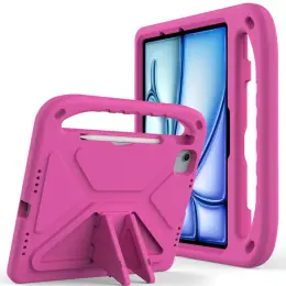 iPad Pro 11 2024/Air 11 2025/2024 Skal EVA Kickstand Rosa