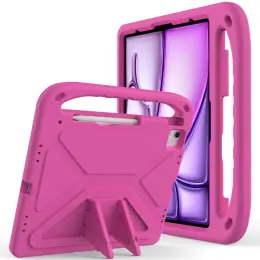iPad Pro 13 2024/Air 13 2025/2024 Skal EVA Kickstand Rosa