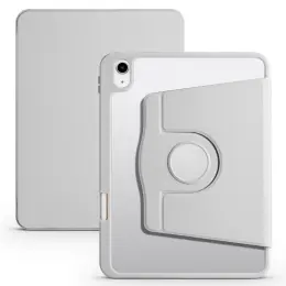 iPad Air 13 2025/2024 Fodral Hybrid Rotation Pennhållare Grå