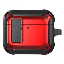 AirPods 4 Skal Shockproof Hybrid Armor Röd