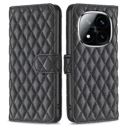 Xiaomi Redmi Note 14 Pro/Pro Plus 5G Fodral Diamond Läder