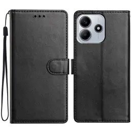 Xiaomi Redmi Note 14 5G Plånboksfodral Läder Svart