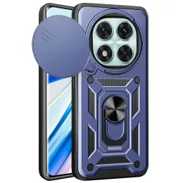 Xiaomi Redmi Note 14 Pro 5G Skal CamShield Hybrid Ring Blå