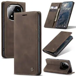 CASEME Redmi Note 14 Pro/Pro Plus 5G Fodral Flip Retro Läder