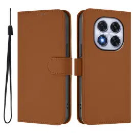 Xiaomi Redmi Note 14 Pro/Pro Plus 5G Fodral Läder Brun