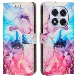 Xiaomi Redmi Note 14 Pro/Pro Plus 5G Fodral Marmor Rosa/Lila