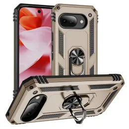 Google Pixel 9a Skal Shockproof Hybrid Ring Guld