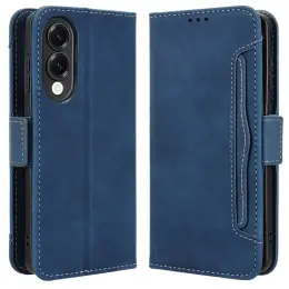 Samsung Galaxy S25 Edge Fodral Med Avtagbart Kortfodral Blå