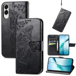 Samsung Galaxy S25 Edge Fodral Med Fjäril Tryck Svart