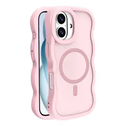 iPhone 16 Skal MagSafe Wavy Matt Rosa