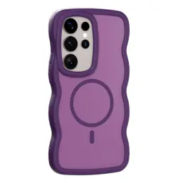 Samsung Galaxy S25 Ultra Skal MagSafe Wavy Matt Lila