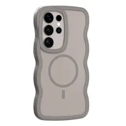 Samsung Galaxy S25 Ultra Skal MagSafe Wavy Matt Grå
