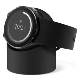 Samsung Galaxy Watch 5/5 Pro/6/7/FE Silikon Stativ Svart