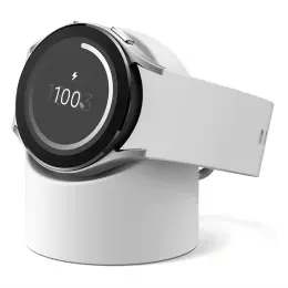 Samsung Galaxy Watch 5/5 Pro/6/7/FE Silikon Stativ Vit