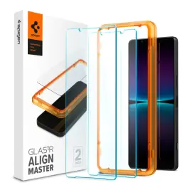 Spigen Sony Xperia 1 VI 2-PACK Skärmskydd ALM GLAS.tR