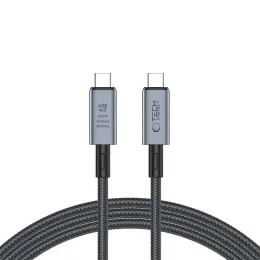 Tech-Protect 2 m 240W PD 8K USB-C/USB-C Kabel UltraBoost Grå