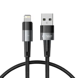 Tech-Protect 0.25 m 12W/2.4A Lightning Kabel UltraBoost Grå