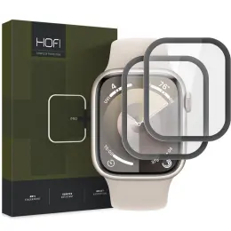 HOFI Apple Watch 41 mm 2-PACK Skärmskydd Pro+ Hybrid Glas