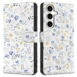 Tech-Protect Galaxy S25 Fodral Läder Spring Flowers