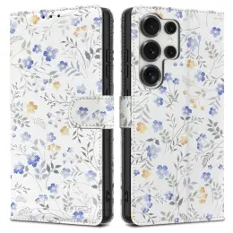 Tech-Protect Galaxy S25 Ultra Fodral Läder Spring Flowers