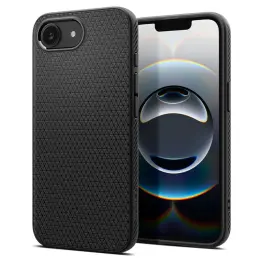 Spigen iPhone 16e Skal Liquid Air Matt Svart