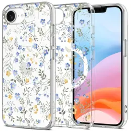 Tech-Protect iPhone 16e Skal MagSafe FlexAir Spring Flowers